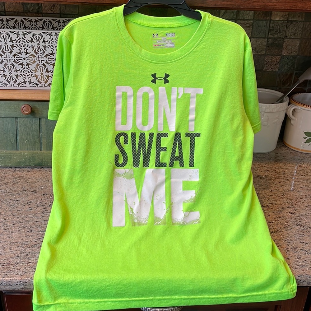 Youth athletic shirt.